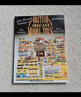 JOHN RAMSAY'S BRITISH DIECAST MODEL TOYS Paperback Guide 3rd Edition *VGC*