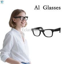 AI Smart Glasses 8MP Ultra-Wide Camera Video Recording Translate Bluetooth