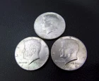 Set of 3 Kennedy Silver Half Dollars!  1966, 1967, 1969!  NO RESERVE!