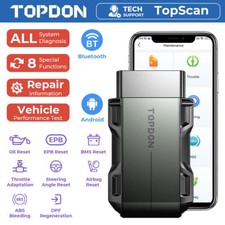 Topdon Topscan Obd2 Diagnostic Tool Scanner Full System Bluetooth Code Reader Us
