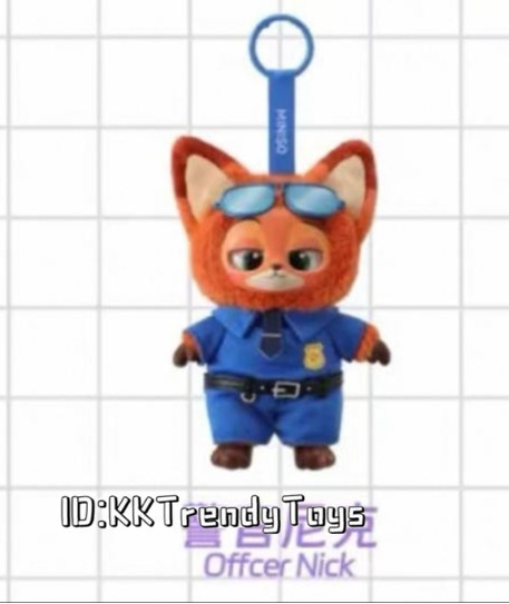 HOT MINISO Zootopia Series doll Vinyl Plush Pendant BlindBox
