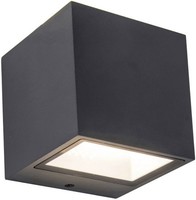Lutec Led AußEnwandleuchte Gemini Anthrazit Up- & Downlight AußEnwandleuchte