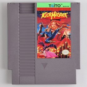 Kick Master NES Nintendo Game/Box/Manual - Authentic/Cleaned/Tested