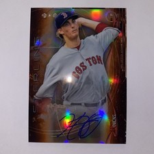 2014 Bowman Sterling - Prospect Autographs Henry Owens #BSPA-HO Orange Refractor