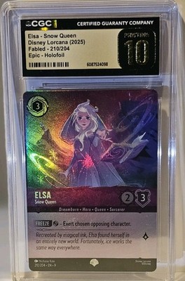 Elsa - Snow Queen (Epic) 210/204 Fabled Holo for sale online | eBay