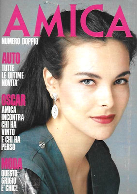 AMICA ITALIA CAROLE BOUQUET BOND GIRL FARRAH FAWCETT FASHION BEAUTY VERY RARE!