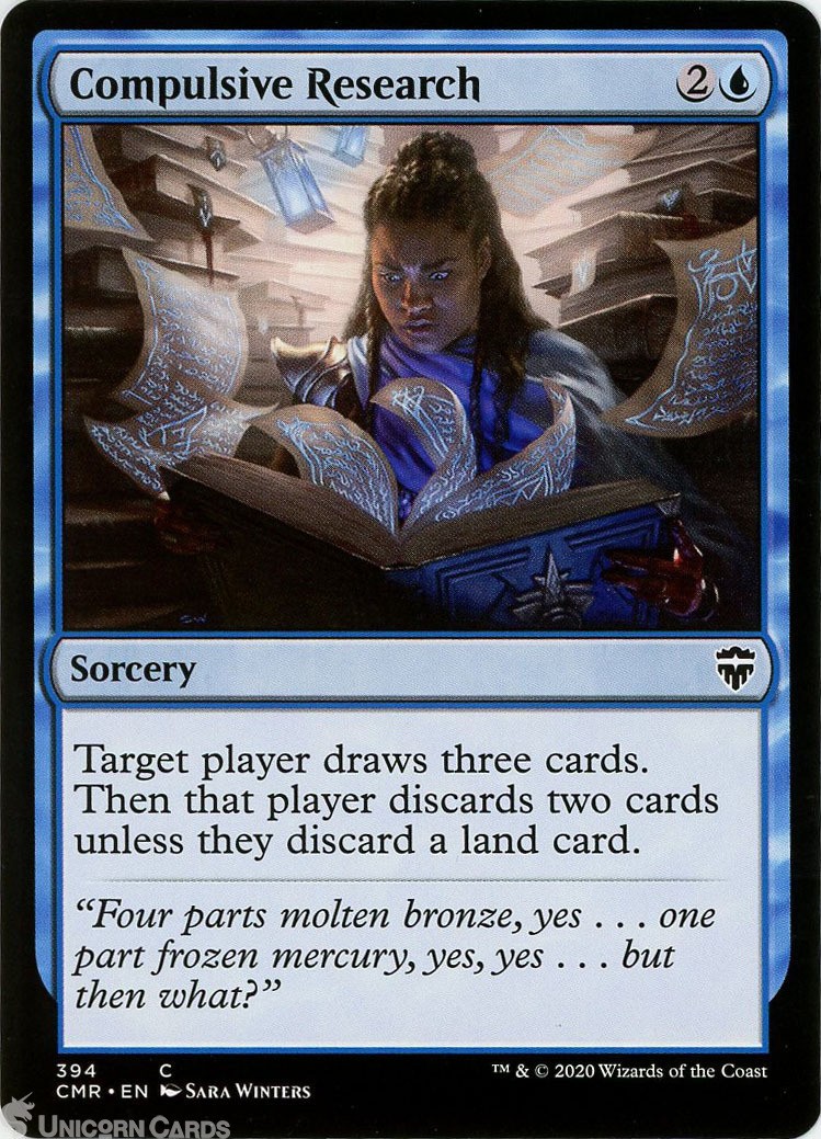 Compulsive Research Common  MTG Card :: :: Commander Legends Decks :: ::