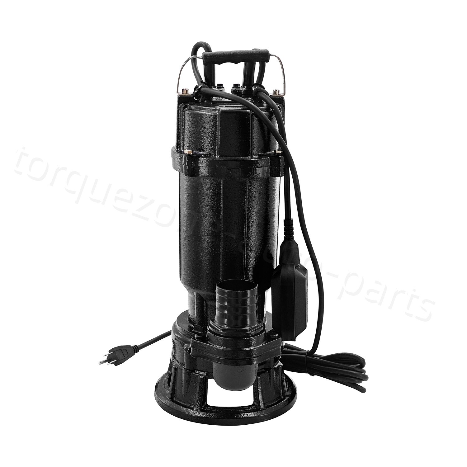 220V 4200GPH 1 HP Sewage Grinder Pump Sewage Pump 2" Discharge Auto Float SWITCH