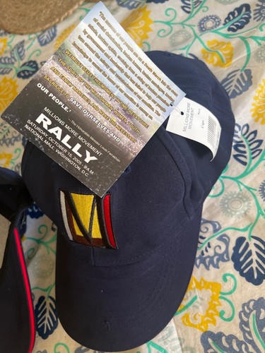 NEW MILLION MAN MARCH OFFICIAL EMBROIDED 1OTH ANNIVERSARY BLUE BASEBALL CAP 2005 - Picture 5 of 14