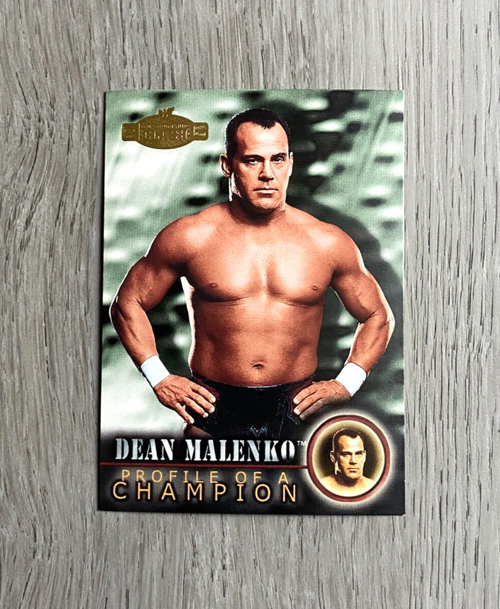 2001 WWF Fleer Clash 'Profile of a Champion' | Dean Malenko | #56