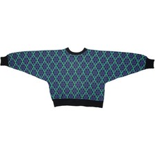 (West Germany) 80s, Jacquard, Batwing Cut, Cybernetic, West German MTV