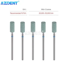 5X Dental Ceramic Diamond Grinder Polisher Zirconia Porcelain Burs HP CD2023