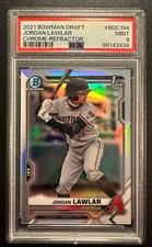 2021 Bowman Draft Jordan Lawler Refractor #BDC194 RC - PSA 9 - Diamondbacks