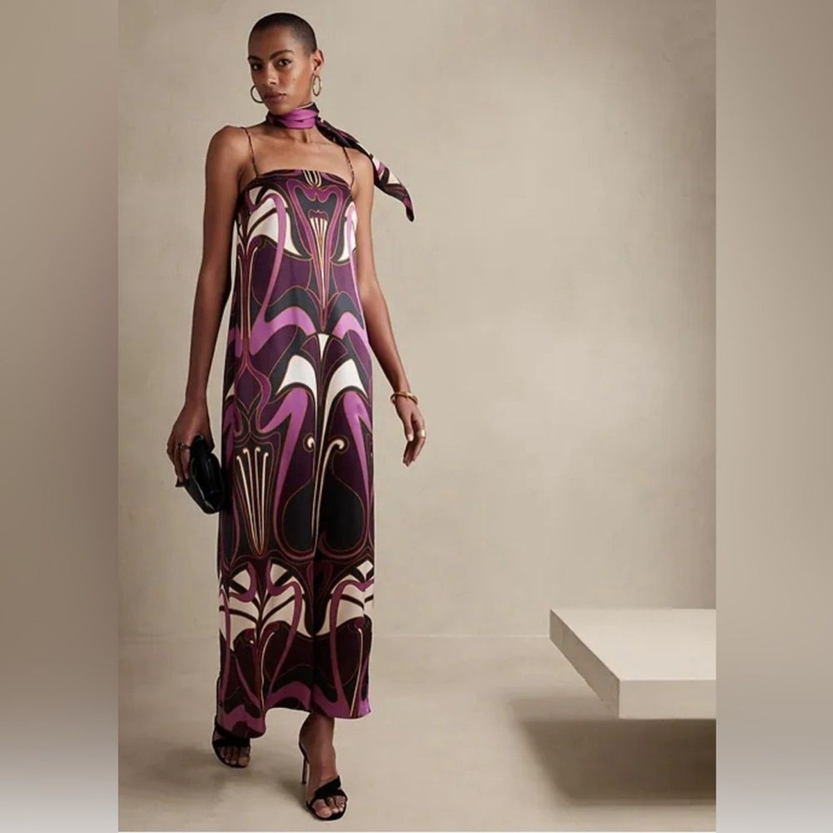 banana republic silk maxi dress Rodeo Banana Republic