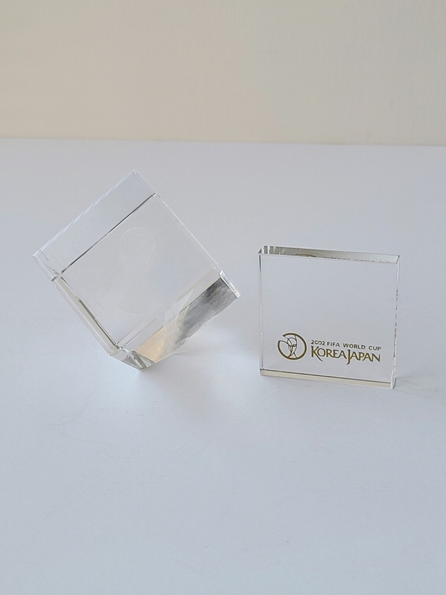 2002 FIFA World Cup Korea Japan Official 3D Trophy Crystal 