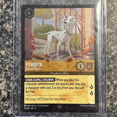 perdita lorcana card All The Legendaries In Lorcana's Into The Inklands Description coming soon... Perdita Lorcana Disney New |
