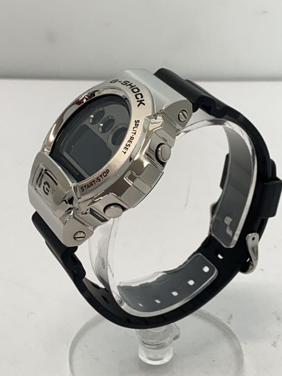 CASIO G-SHOCK GM-6900-1JF Silver/Black Resin Quartz Digital CASIO G-SHOCK GM-6900-1JF Silver/Black Resin Quartz Digital
