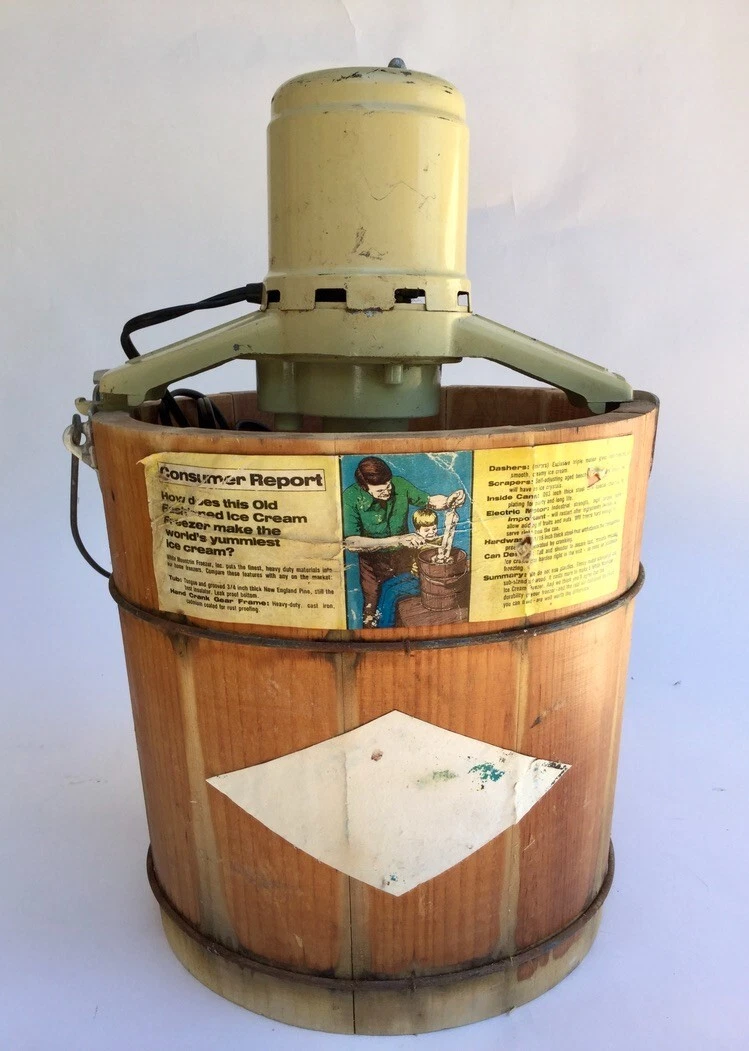 Vintage White Mountain Electric Ice Cream Freezer Maker
