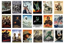 1/32 scale model German World War 2 propaganda posters WW2 Germany