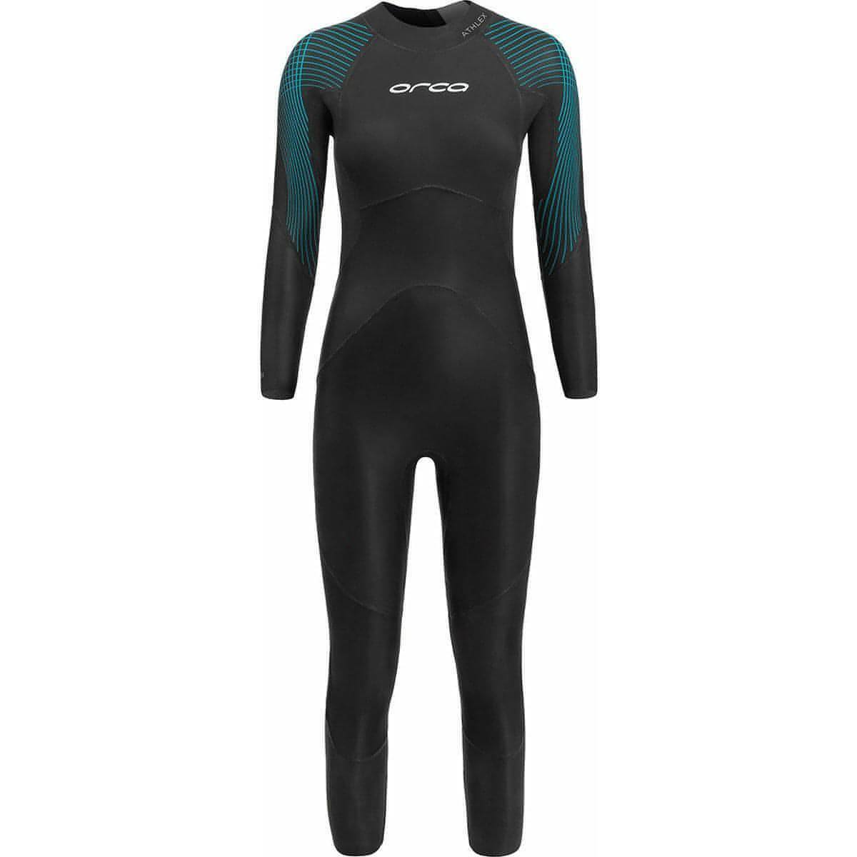 Traje de neopreno Orca Athlex Flex para mujer negro triatlón compresión damas
