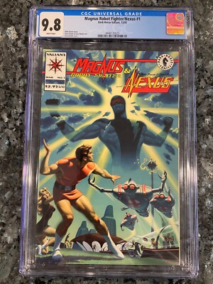Epic Sci-Fi Crossover: Magnus Robot Fighter/Nexus #1 - CGC 9.8- Magnus in Nexus