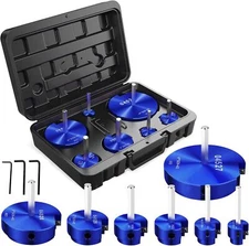 7 Pcs PVC Pipe Reamer Kit, PVC Fitting Saver, PVC Reamer Fit into Standard 1/2"