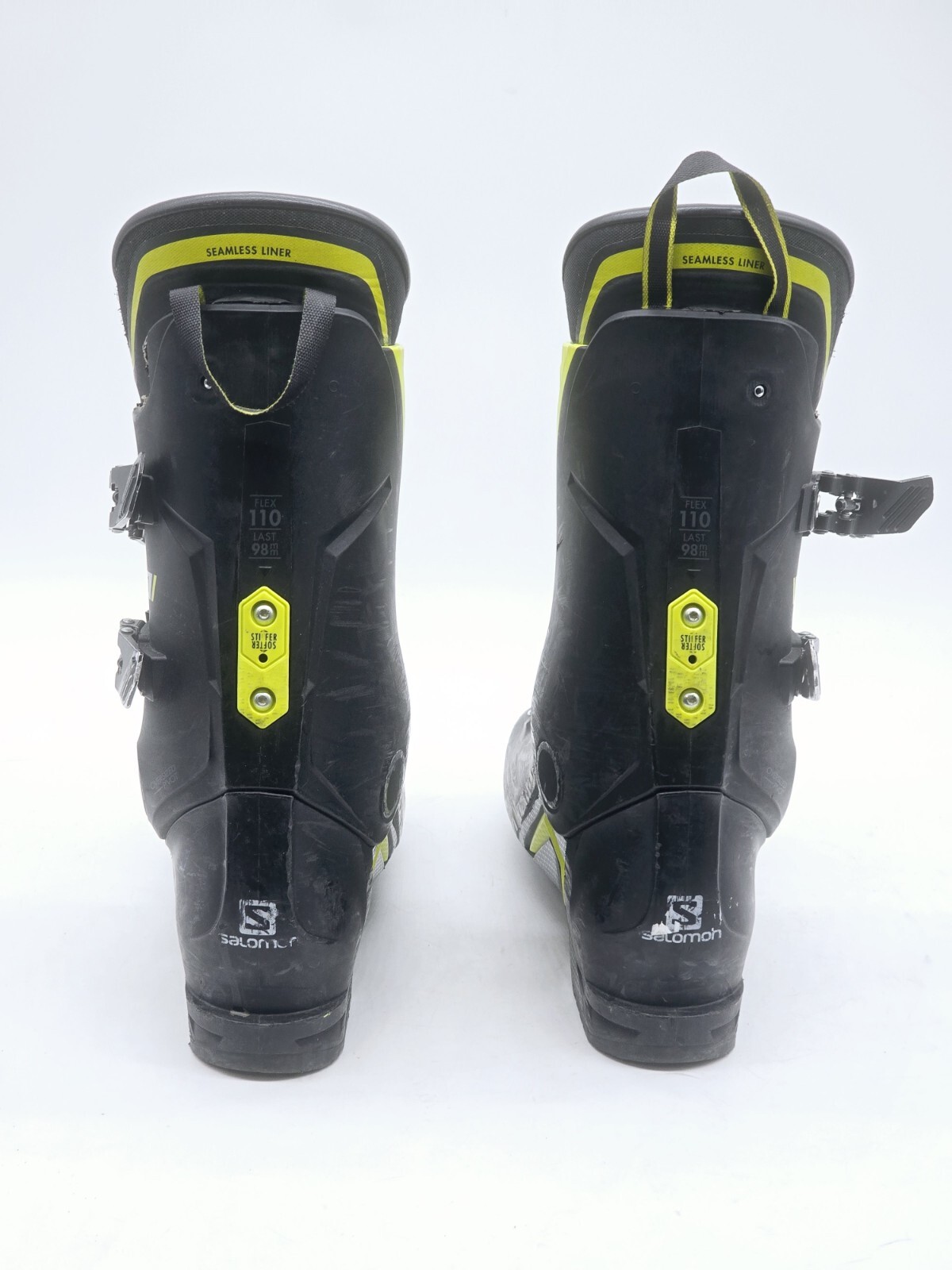 Scarponi da sci downhill Salomon S Max X90 nero giallo uomo taglia 28 29 5 Mondo