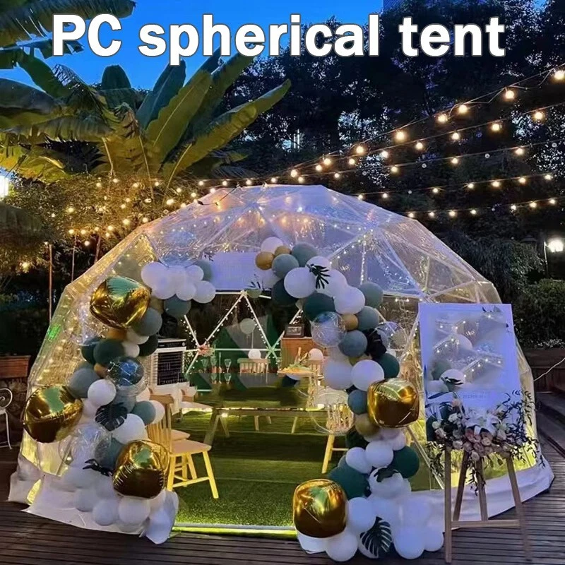 3.6M TPU Transparent Bubble Dome Tent Outdoor Event Party Camping PVC Igloo Tent