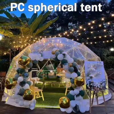 3.6M TPU Transparent Bubble Dome Tent Outdoor Event Party Camping PVC Igloo Tent