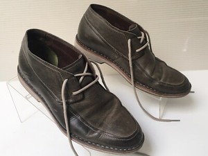 distressed leather chukka boots