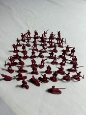 Lot of 50 Toy Soldiers Mini Action Figures Various Poses A-4