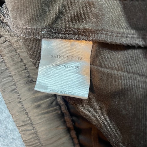 SAINT MORTA Jogger Pants Adult Medium Brown Elastic Waist Drawstring Mens. - Picture 13 of 14