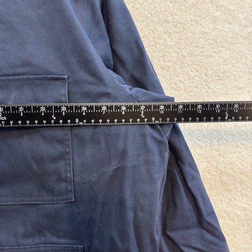 Walls FR Fire Resistant Work Wear Jacket 2XL XXL Mens Navy Blue Uniform Lined - Picture 9 of 13