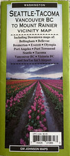 New SEATTLE/TACOMA - MOUNT RAINIER NP ROAD MAP  Washington  AAA/GMJ  LATEST 2023