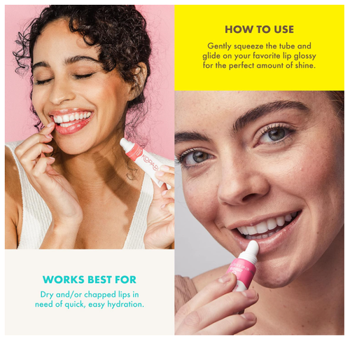 Kopari Beachy Peach Lip Glossy con olio di cocco burro di karitè (2) 0,7 once/20 g totale nuovo con scatola - Foto 5 di 9