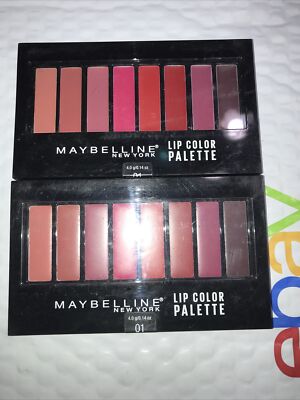 2 Palette Lot MAYBELLINE Lip Color Palette 01 sealed