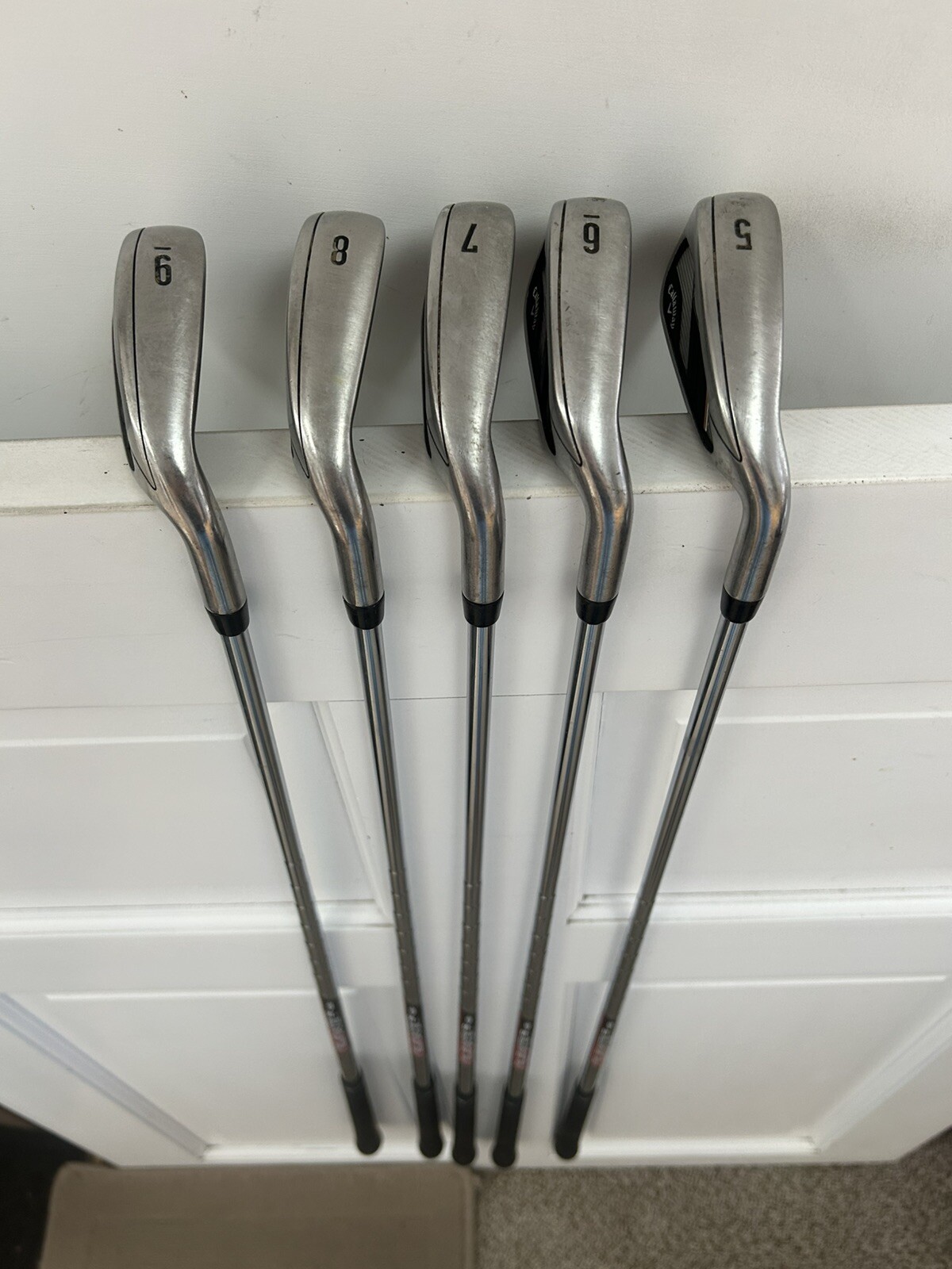 CALLOWAY MAVRIK 5-9 GOLF IRONS. Right Handed! ELEVATED 95 S FLEX. Solid shape!