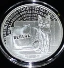 2022 Catastrophe DENIAL 1oz Silver Proof In Capsule Includes COA And Box