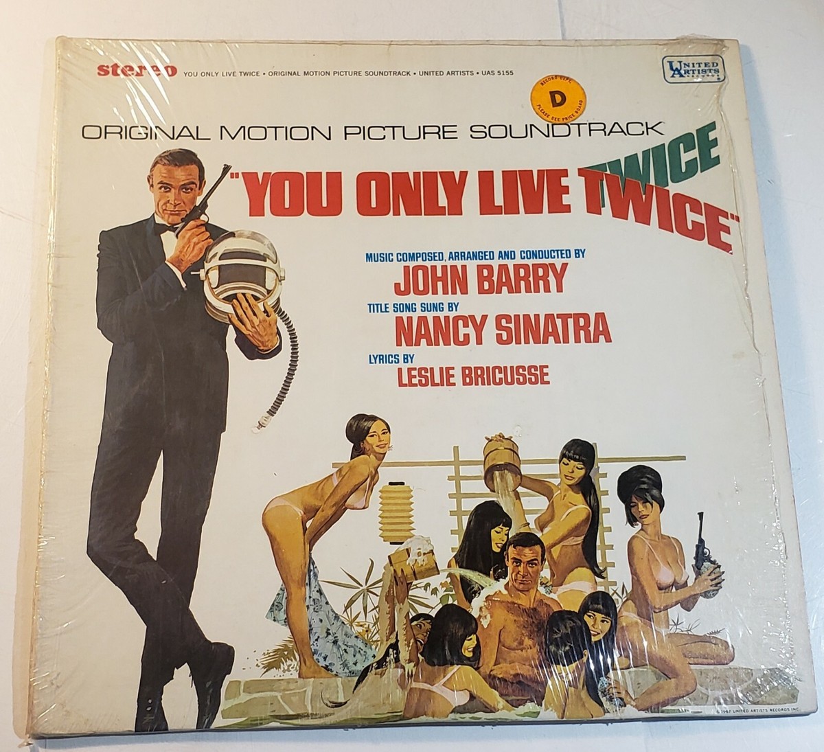 James Bond 007 1967 You only live twice Album, Staring Sean Connery in  stereo