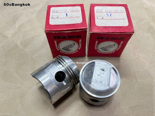 NOS Honda CD175 CA175 CB175 CL175 SL175 Pistone 0,25 P/N 13102-235-000 A coppia - Foto 6 di 9