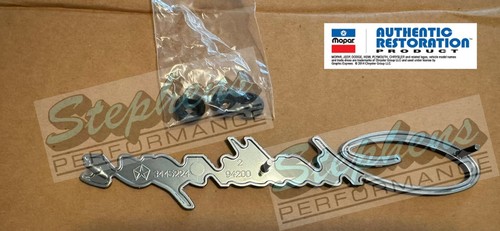 1970 Dodge Challenger Fender Emblem Mopar - Foto 2 di 2