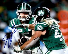 Shea Patterson Signed 8x10 Photo CFL Football Saskatchewan Roughriders #5
