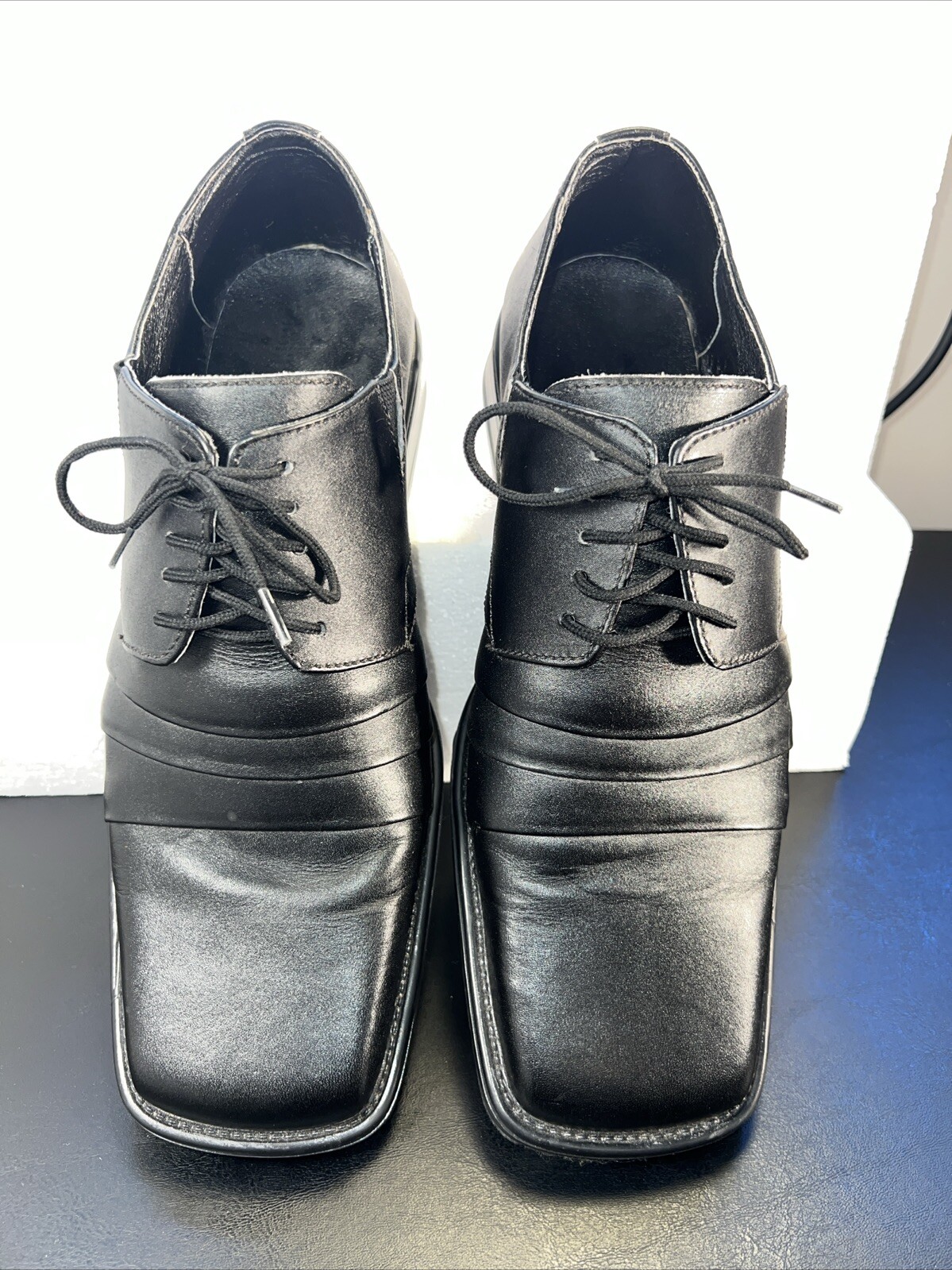 SAOLA SCARPE OXFORD UOMO EUROPEE NERE ELEGANTI TAGLIA US 10 43