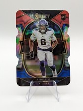 Lewis Cine 2022 Select Red White Blue Prizm Die-Cut RC #52 Vikings