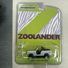 GREENLIGHT SILVER 1967 FORD BRONCO 1:64 SCALE DIECAST 4X4