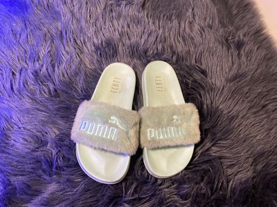 fenty puma slides purple