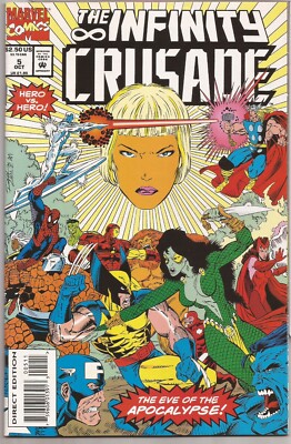 INFINITY CRUSADE #5   DIRECT EDITION   RON LIM COVER ART   MINI-SERIES - 1993