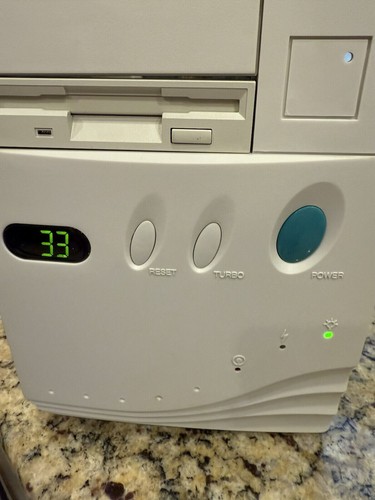 Baby AT PC Case w/LED &230w PSU, New Very Rare Retro Vintage ! - Picture 13 of 15
