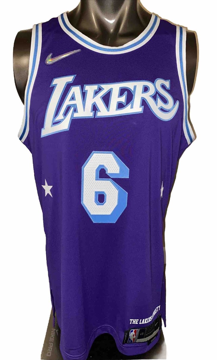 新品NBA Lebron James Lakrs75周年ユニフォーム XL 新品NBA Lebron James Lakrs75周年ユニフォーム XL