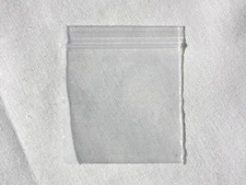 125125 1.25" CLEAR RECLOSABLE ZIPPER ZIPLOCK APPLE BAGS